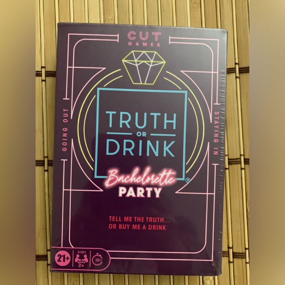 New Truth or Drink Bachelorette Party Game CUT Games Adult Drinking Card Game